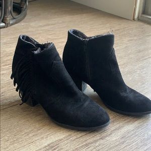 Black booties - size 7